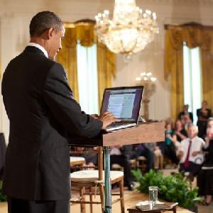 Obama Hosts Twitter Town Hall, Answers Moderated Questions With Ease