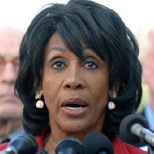 Representative Waters Making Waves With Comments